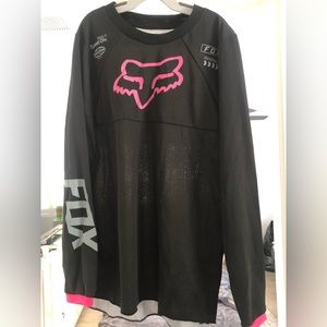 Girl’s Fox Jersey YL PINK & BLACK